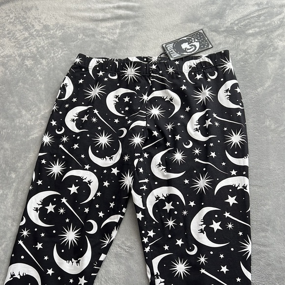 NWT Killstar Under The Stars Leggings Black White Size XXL - Picture 2 of 12